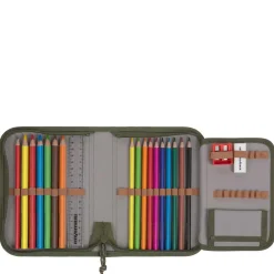School Set Boxy Unique - Schulranzen Set 7tlg. (Olive)