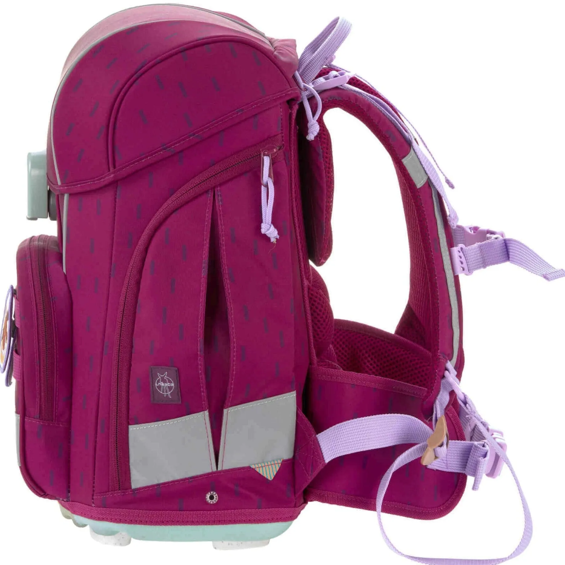 School Set Boxy Unique - Schulranzen Set 7tlg. (Speckles Berry)
