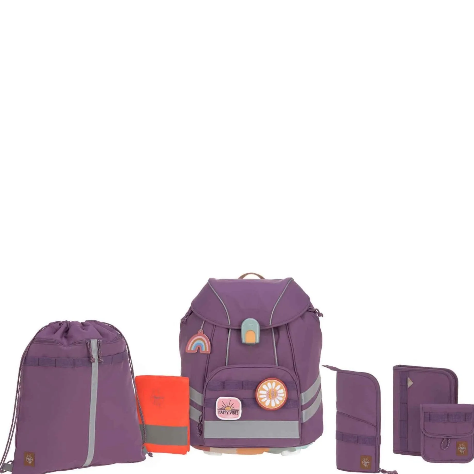 School Set Flexy Unique - Schulranzen Set 7tlg. (Purple)
