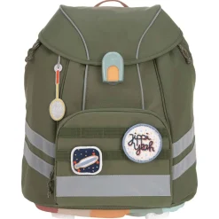 School Set Flexy Unique - Schulranzen Set 7tlg. (Olive)