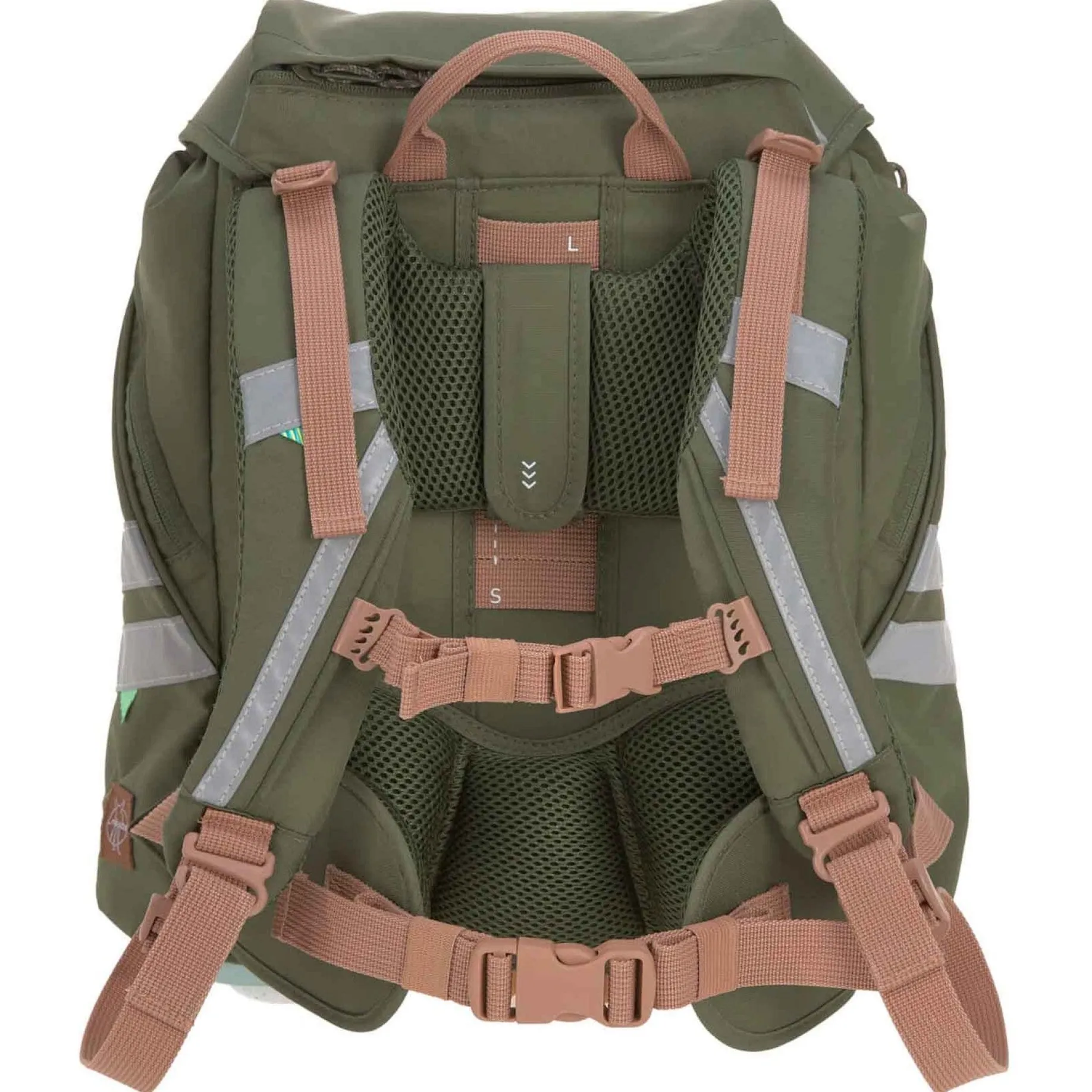 School Set Flexy Unique - Schulranzen Set 7tlg. (Olive)