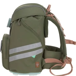 School Set Flexy Unique - Schulranzen Set 7tlg. (Olive)