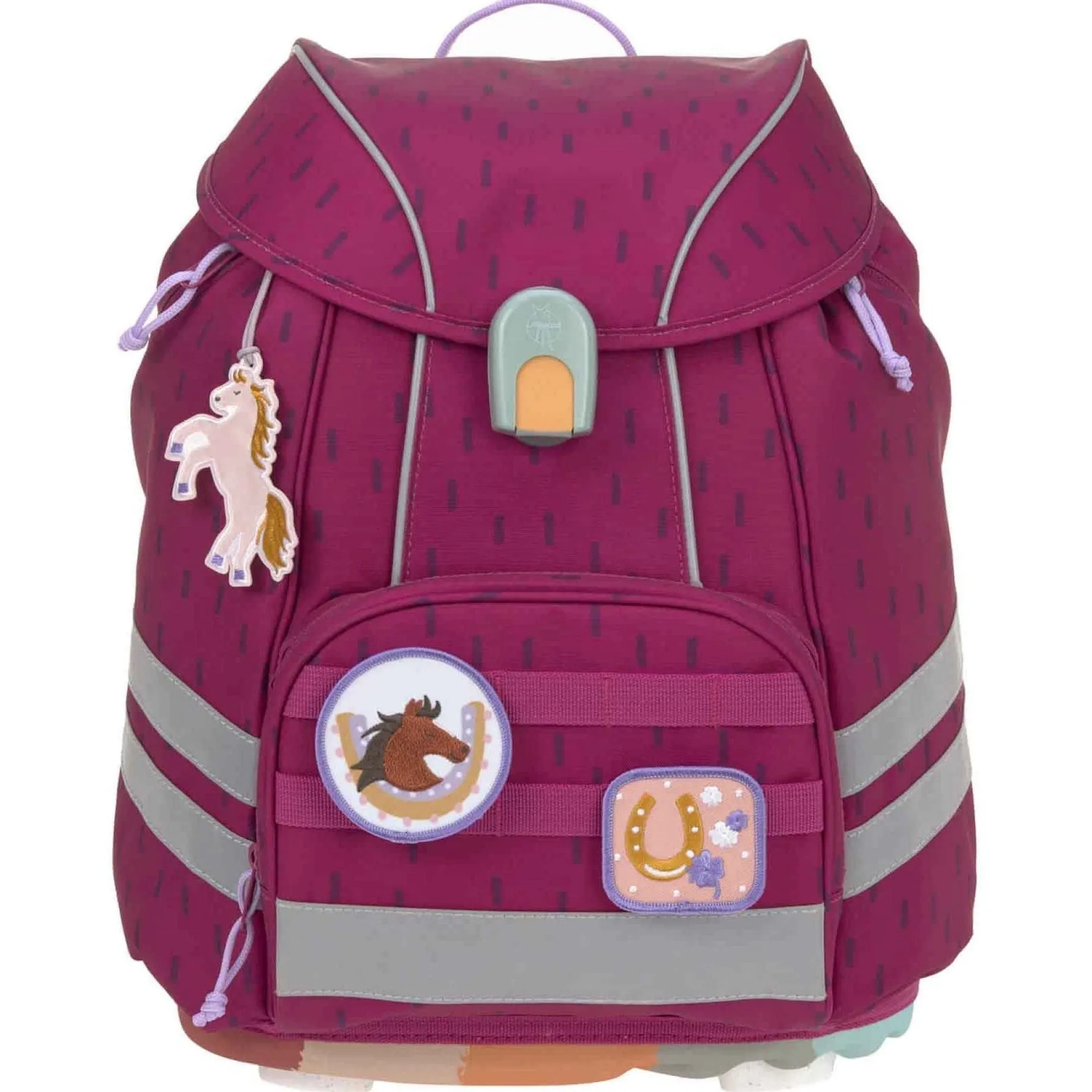 School Set Flexy Unique - Schulranzen Set 7tlg. (Speckles Berry)