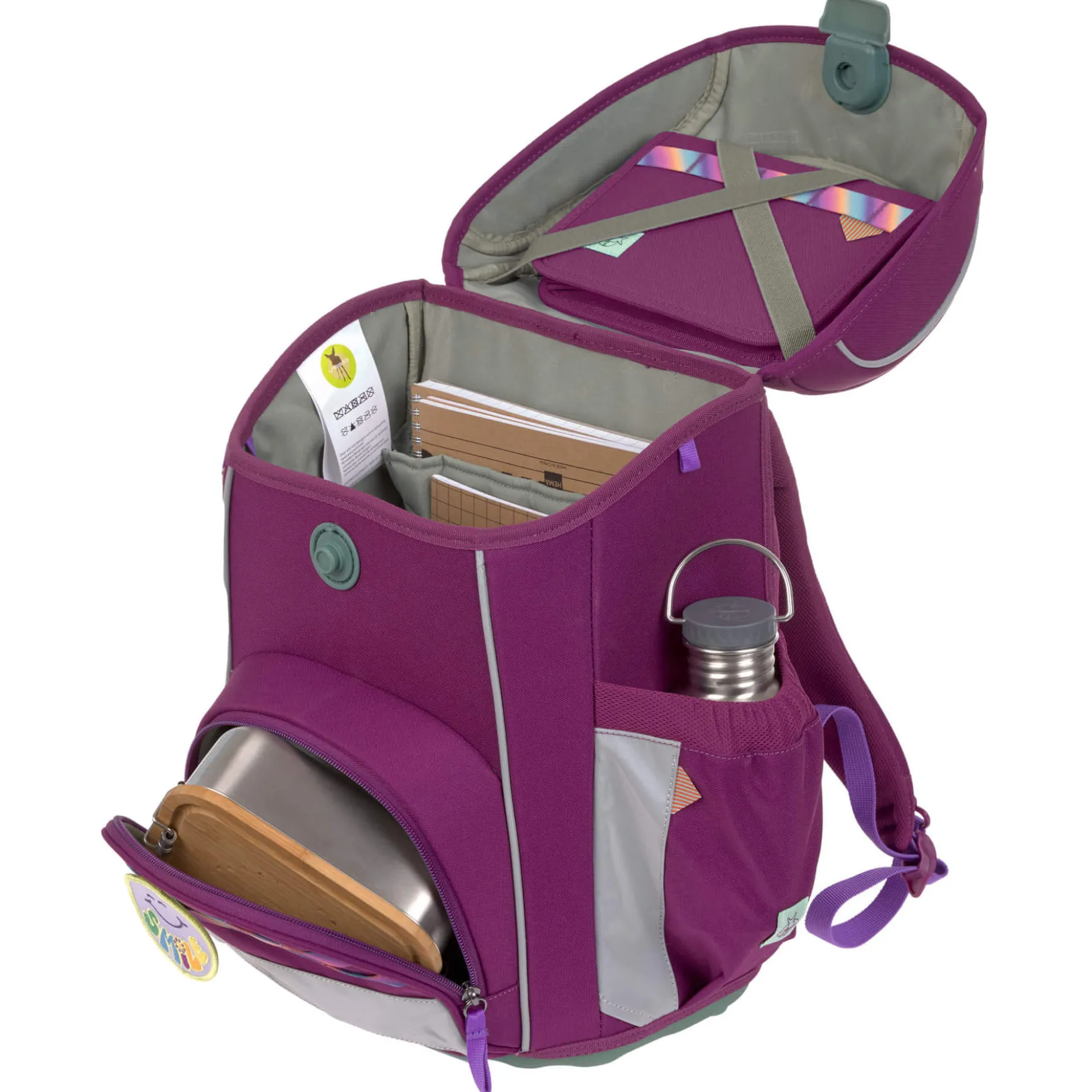 School Set Slim Unique - Schulranzen Set 7tlg. (Lilac)