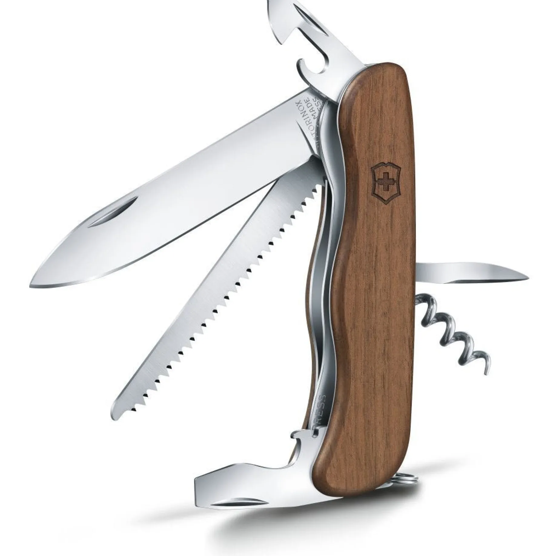 Schweizer Taschenmesser "Forester Wood" 11.1 cm (Nussbaumholz)