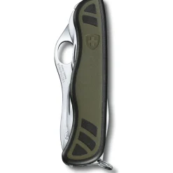 Schweizer Taschenmesser "Soldatenmesser 08" 11.1 cm (green black)
