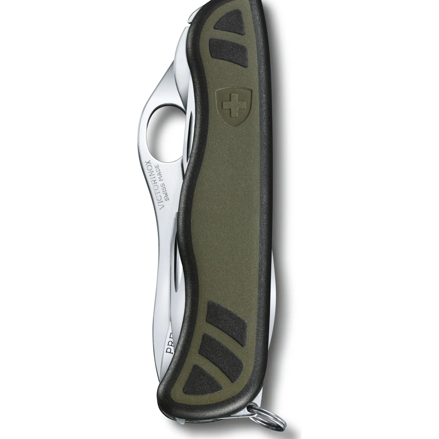 Schweizer Taschenmesser "Soldatenmesser 08" 11.1 cm (green black)
