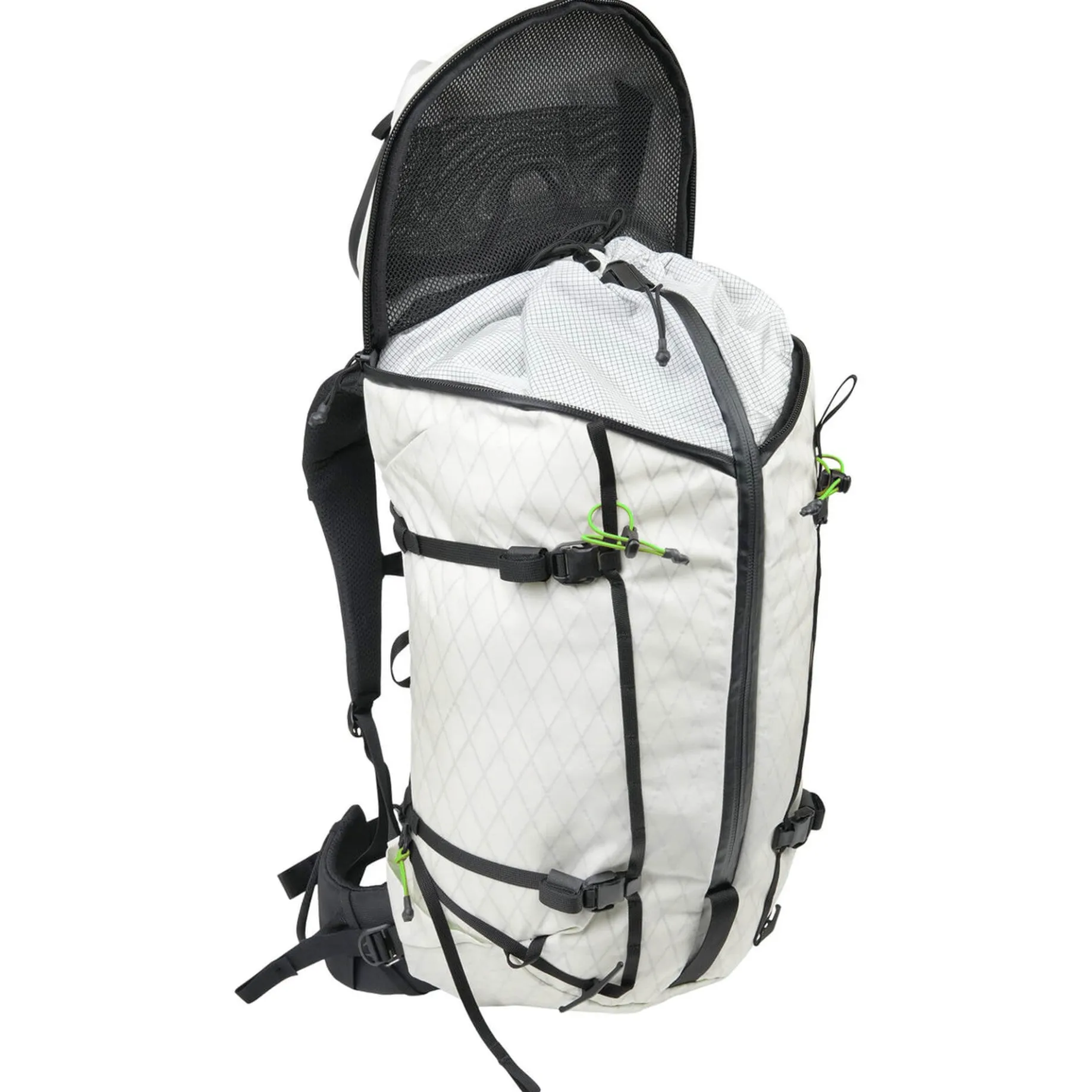 Scree 33 - Wanderrucksack (white/limeade, L)