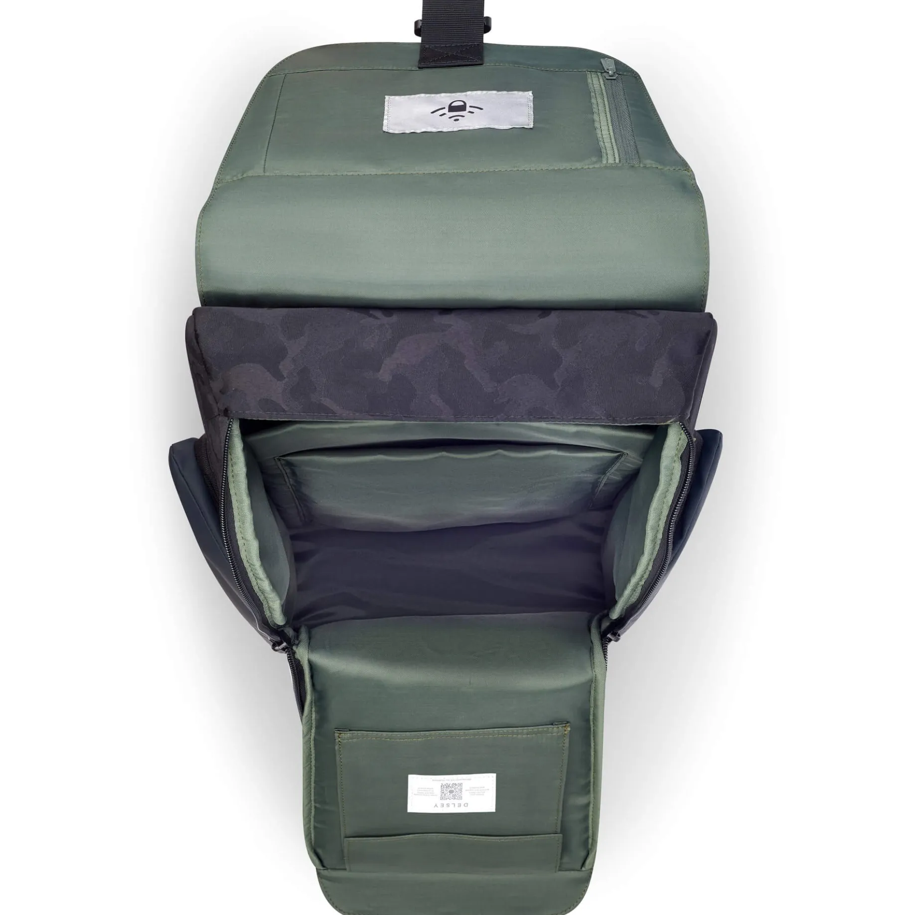 Securflap - Rucksack 15" 45.5 cm RFID (schwarz army)