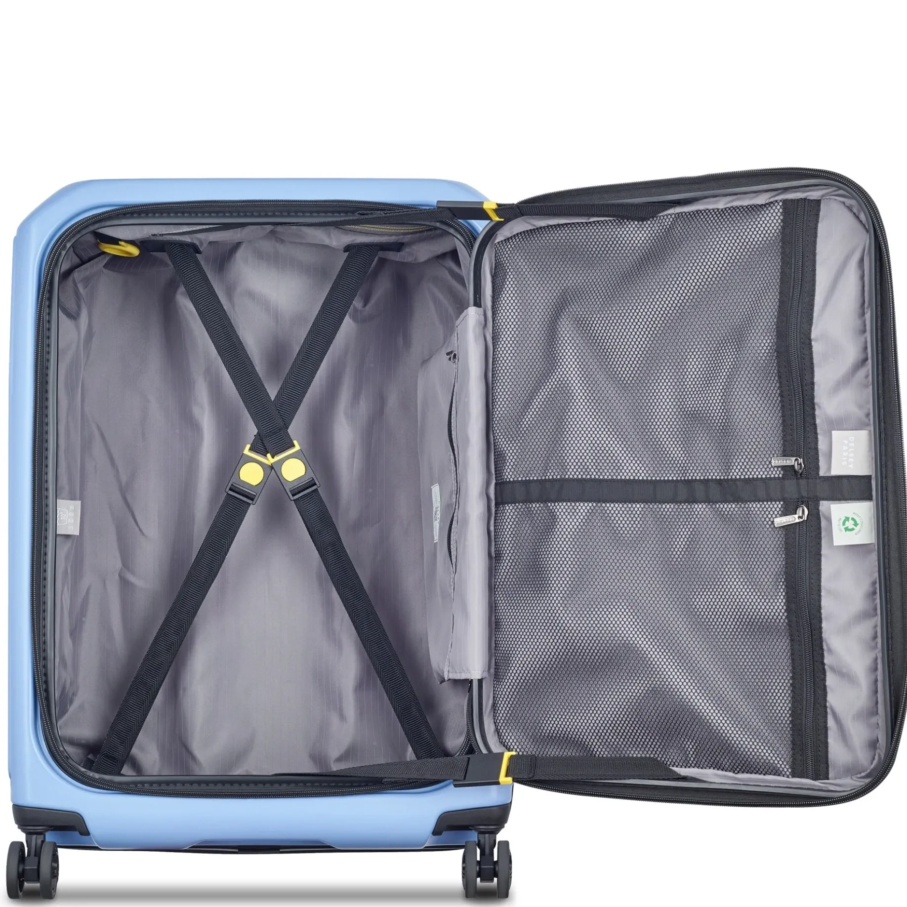Securitime - 4-Rollen-Trolley M 66 cm erw. (lavendelblau)
