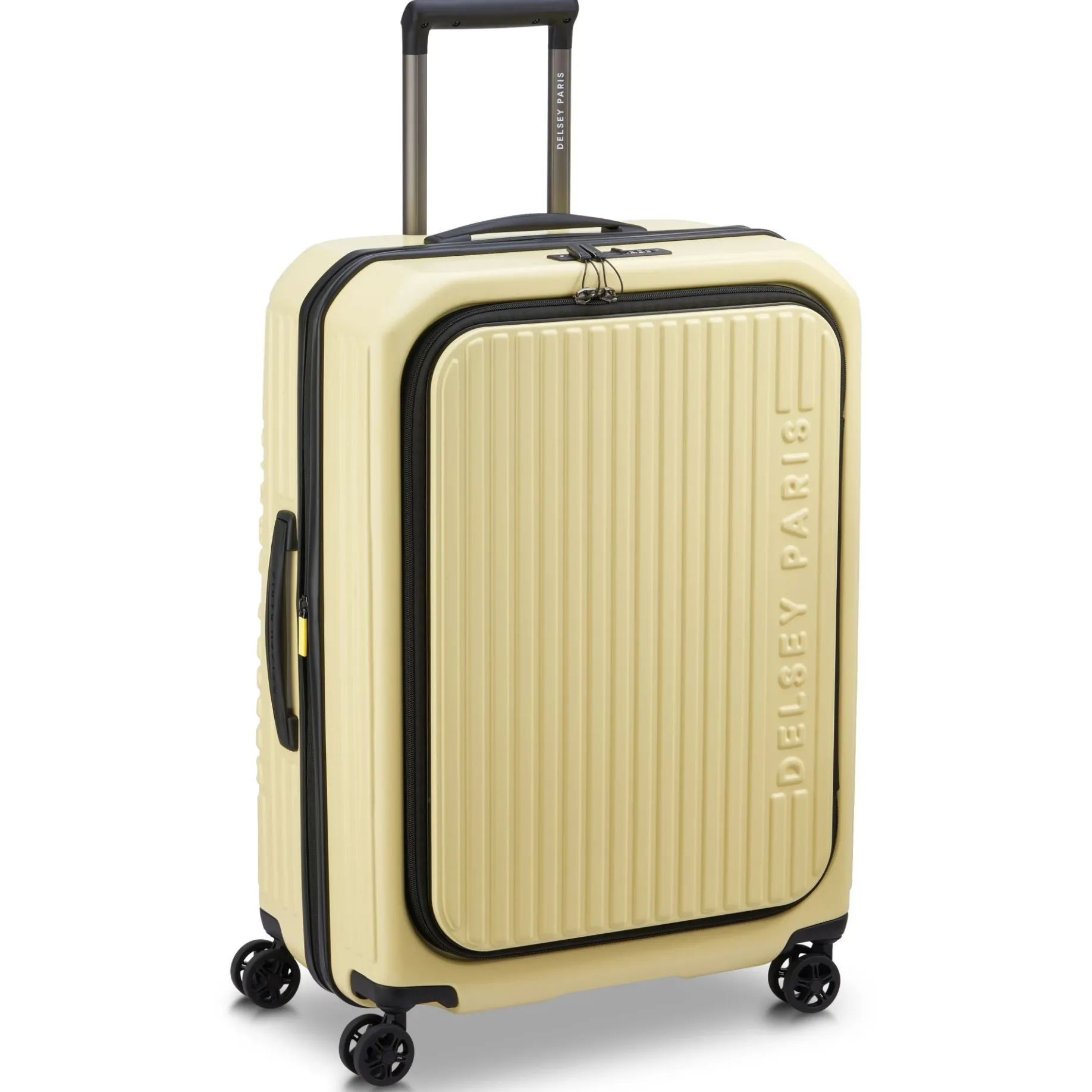 Securitime - 4-Rollen-Trolley M 66 cm erw. (blassgelb)