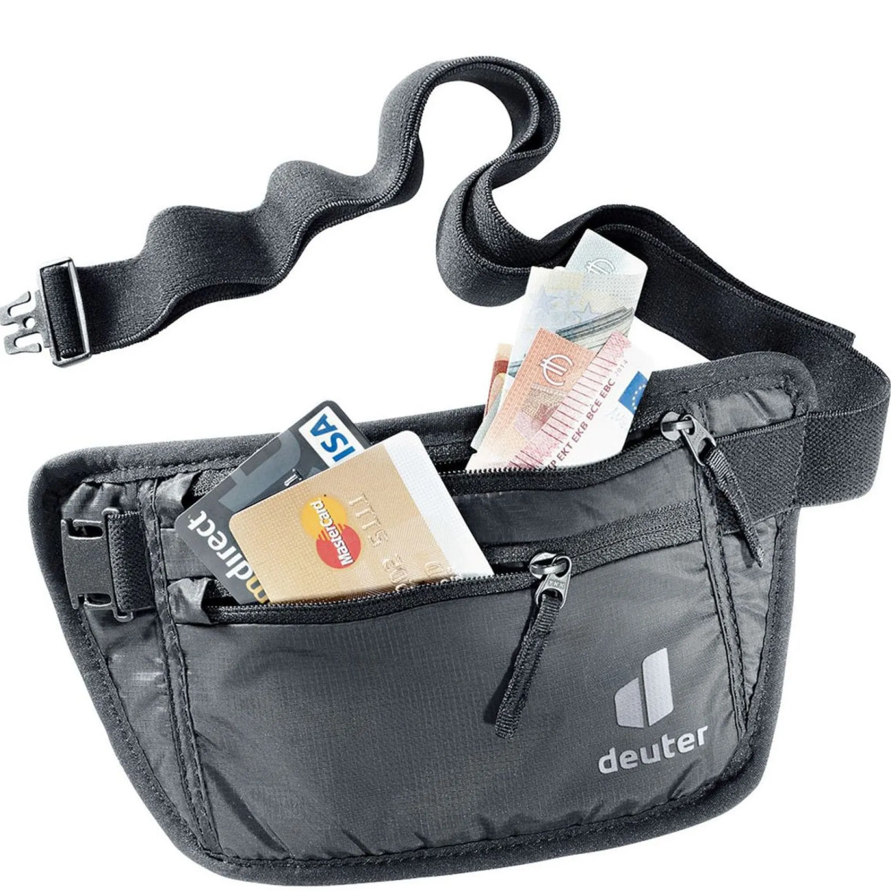 Security Money Belt I - Gürteltasche 24 cm (black)