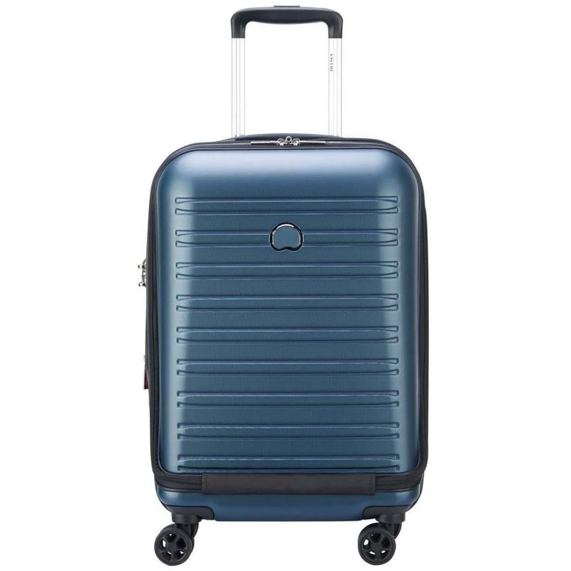 Segur 2.0 Business - 4-Rollen-Kabinentrolley mit Vortasche S 55 cm erw. (blau)