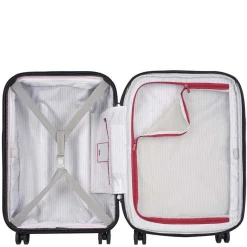 Segur 2.0 Business - 4-Rollen-Kabinentrolley mit Vortasche S 55 cm erw. (blau)