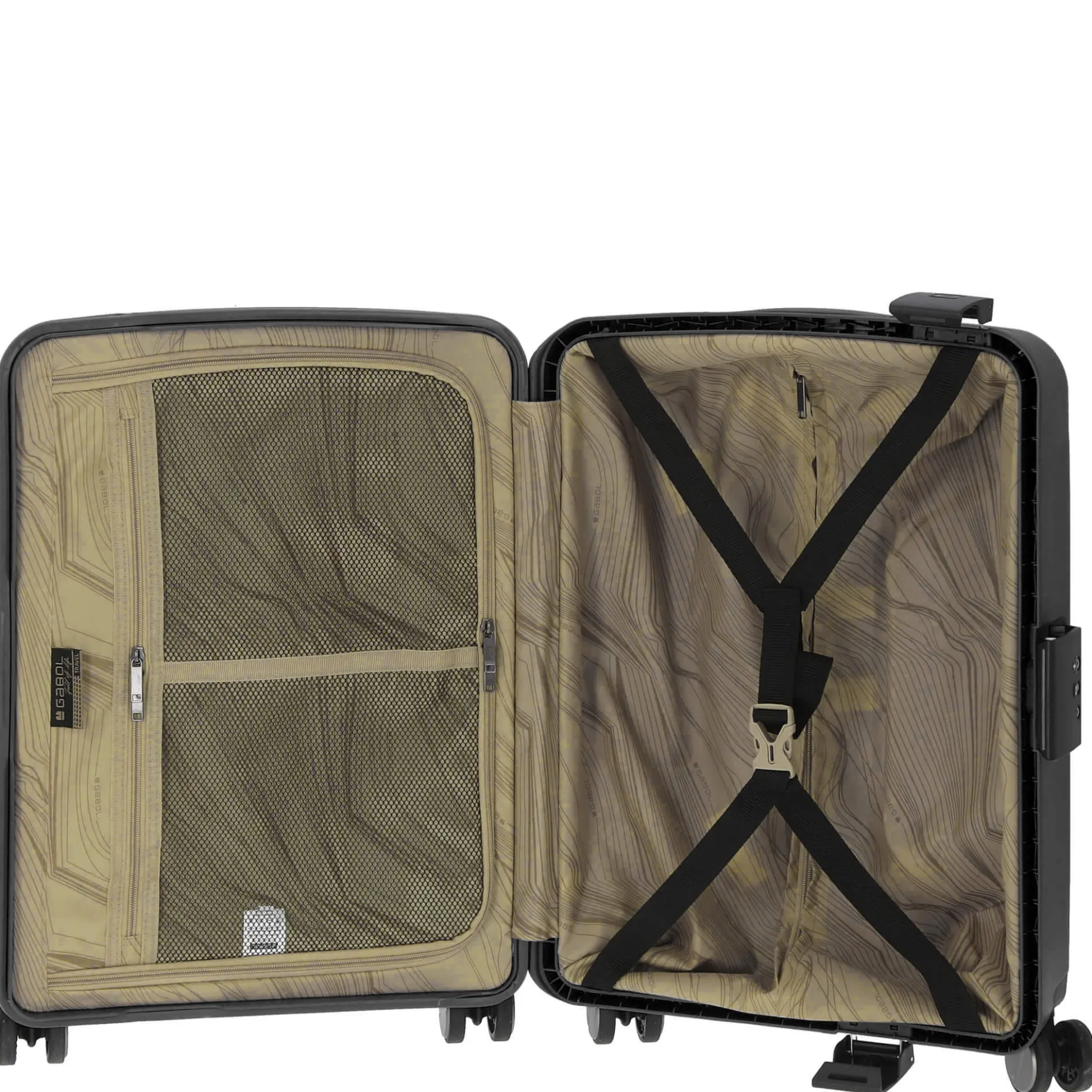 Sendai - 4-Rollen-Kabinentrolley 55 cm (black)