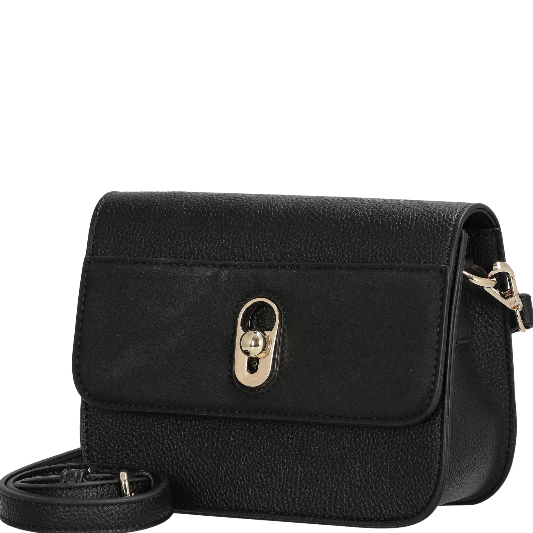 SFM215 - Schultertasche 19 cm (black/gold)