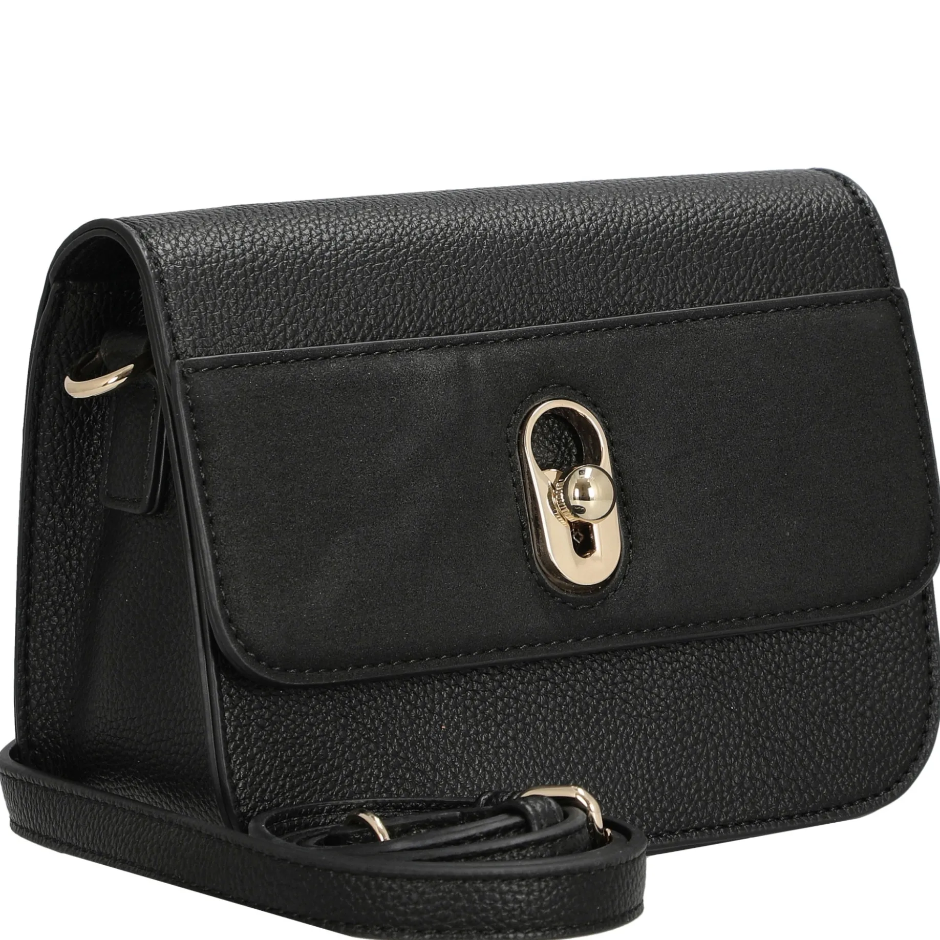 SFM215 - Schultertasche 19 cm (black/gold)