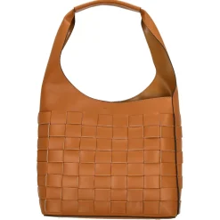 SFM204 - Schultertasche 30 cm (caramel/gold)