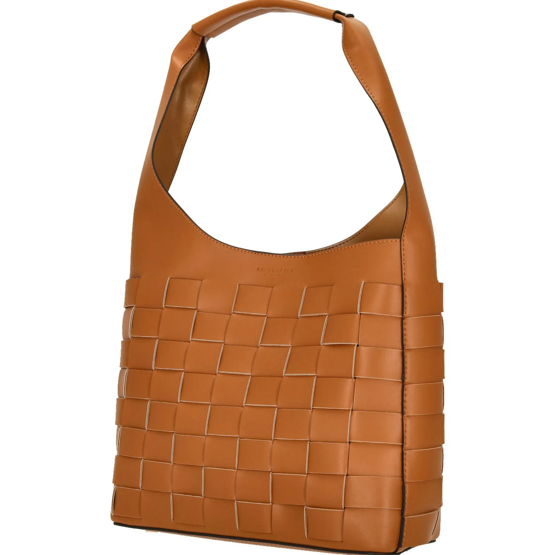 SFM204 - Schultertasche 30 cm (caramel/gold)