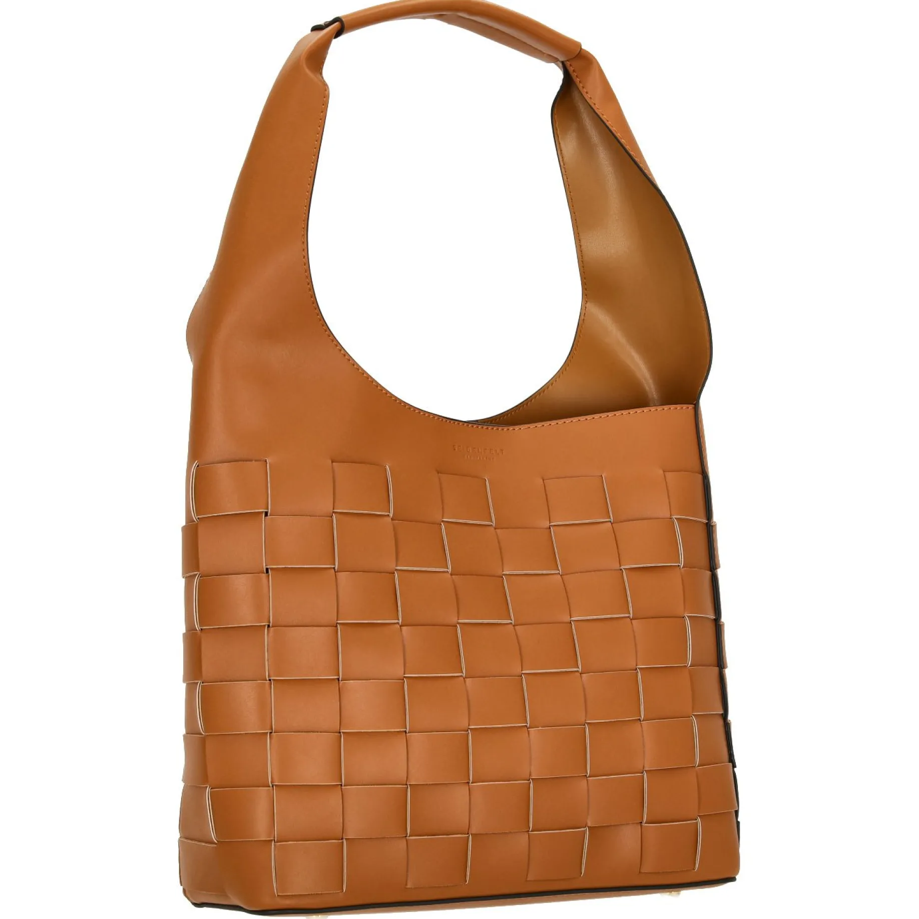 SFM204 - Schultertasche 30 cm (caramel/gold)