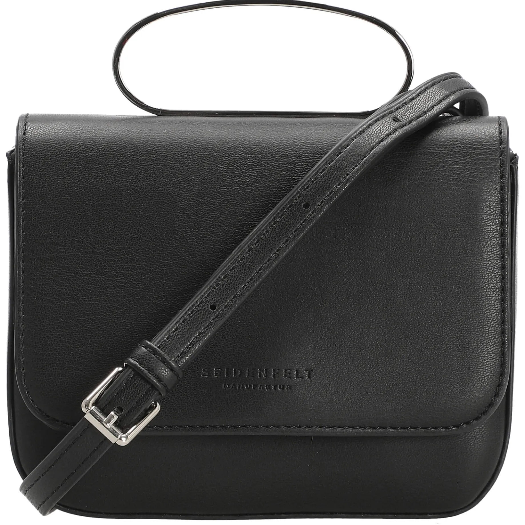 SFM227 Crossbag - Umhängetasche 16 cm (black/silver)