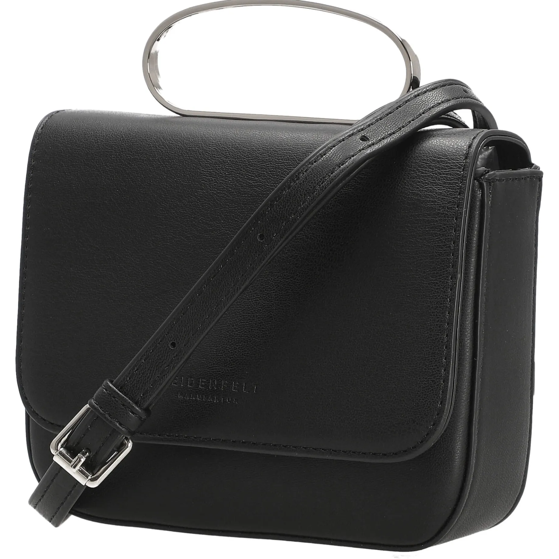 SFM227 Crossbag - Umhängetasche 16 cm (black/silver)