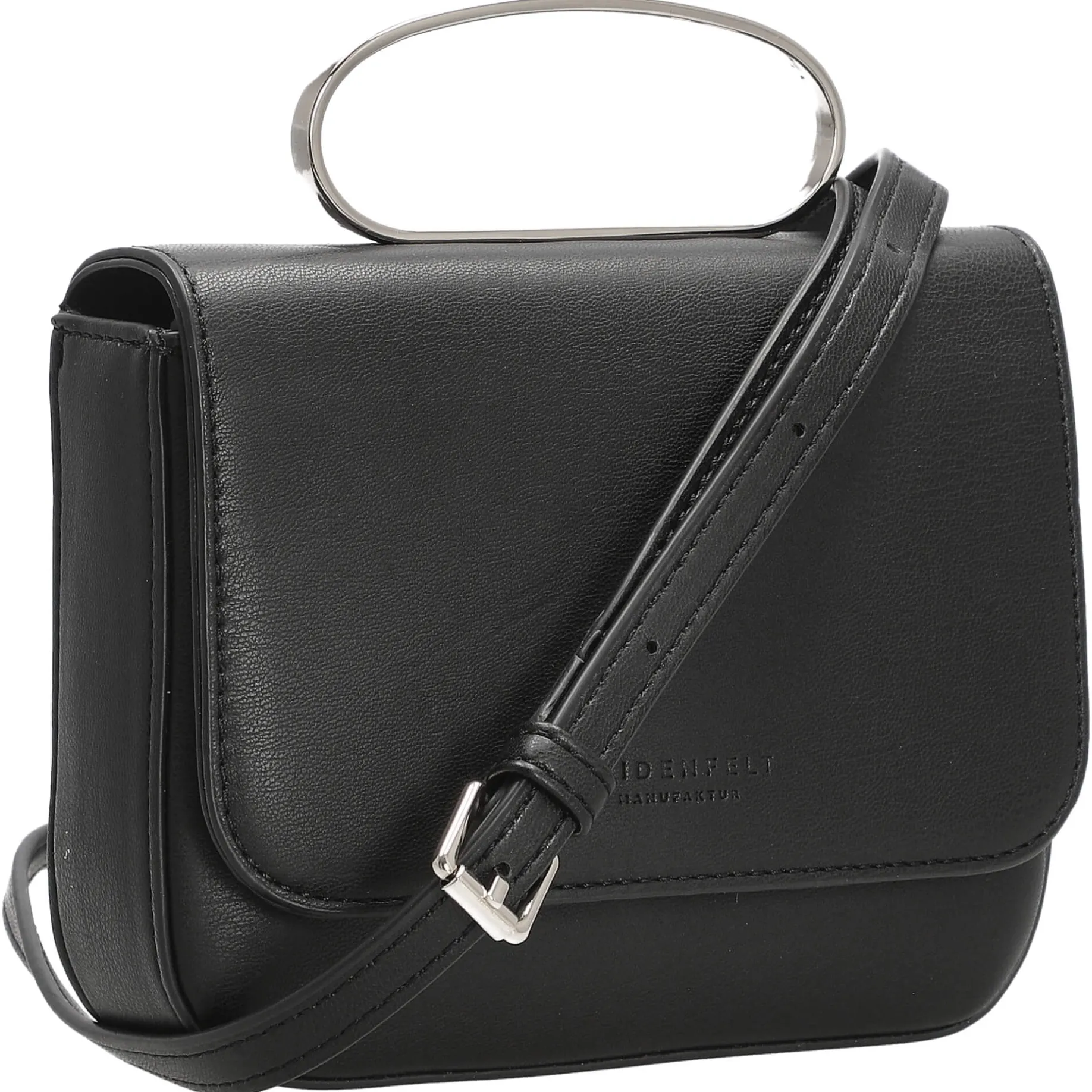 SFM227 Crossbag - Umhängetasche 16 cm (black/silver)
