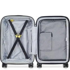 Shadow 5.0 - 4-Rollen-Kabinentrolley mit Vordertasche S 55 cm erw. USB (grün)
