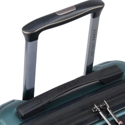 Shadow 5.0 - 4-Rollen-Kabinentrolley mit Vordertasche S 55 cm erw. USB (grün)
