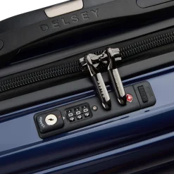 Shadow 5.0 - 4-Rollen-Kabinentrolley Slim Line USB 55 cm (marineblau)