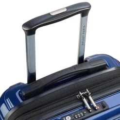 Shadow 5.0 - 4-Rollen-Kabinentrolley mit Vordertasche S 55 cm erw. USB (marineblau)