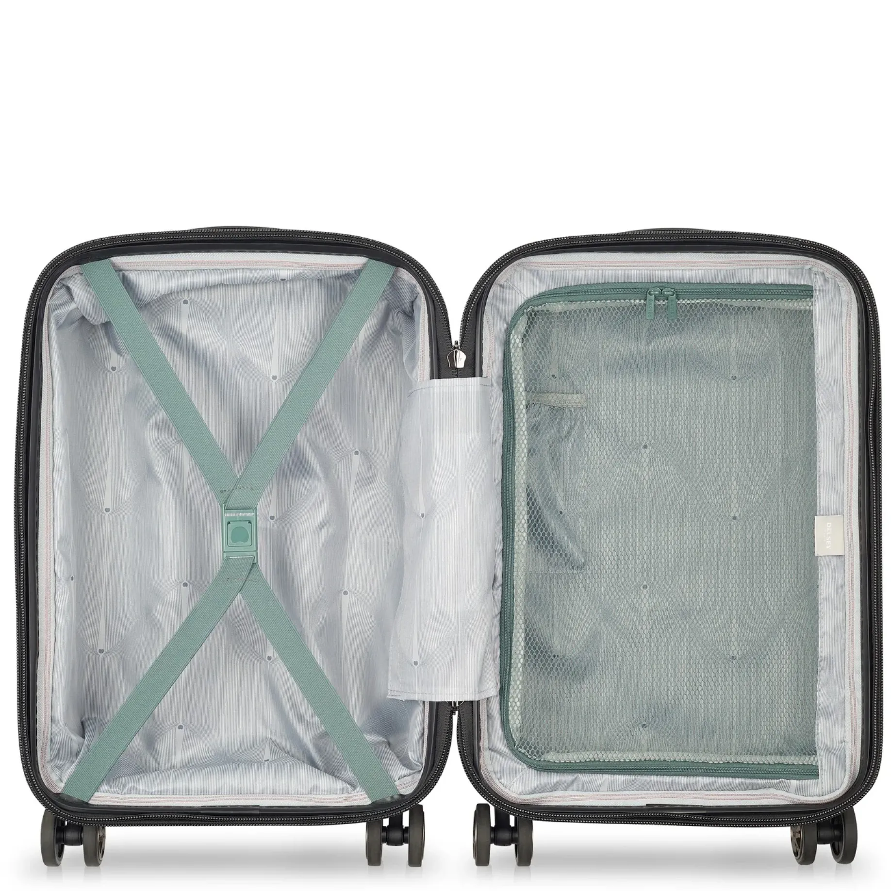 Shadow 5.0 - 4-Rollen-Kabinentrolley USB 55 cm (grün)