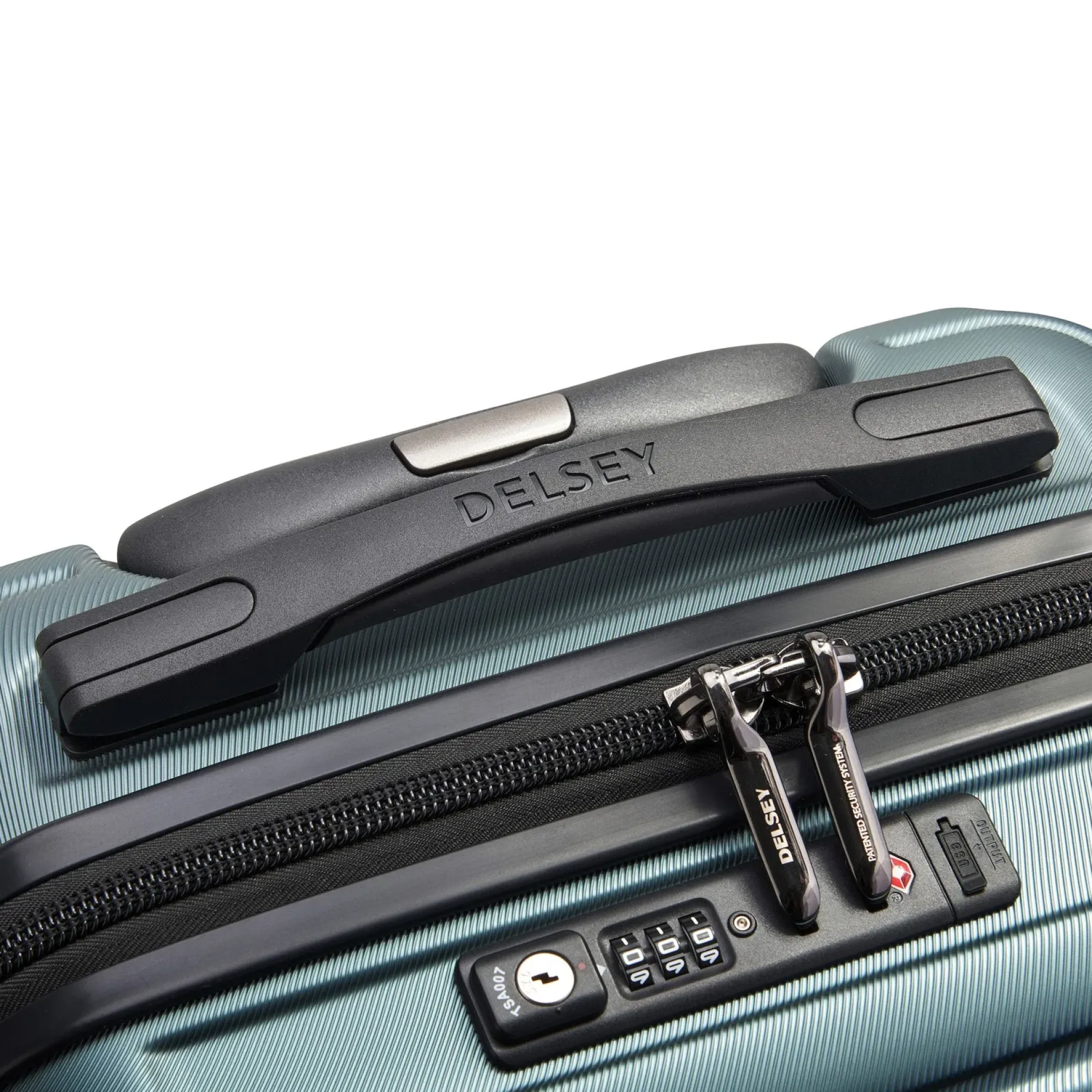 Shadow 5.0 - 4-Rollen-Kabinentrolley USB 55 cm (grün)
