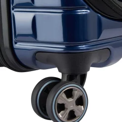 Shadow 5.0 - 4-Rollen-Kabinentrolley mit Vortasche S 55 cm erw. USB (marineblau)