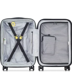 Shadow 5.0 - 4-Rollen-Kabinentrolley mit Vortasche S 55 cm erw. USB (marineblau)