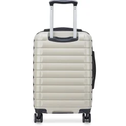 Shadow 5.0 - 4-Rollen-Kabinentrolley mit Vordertasche S 55 cm erw. USB (elfenbein)