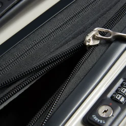 Shadow 5.0 - 4-Rollen-Kabinentrolley mit Vordertasche S 55 cm erw. USB (elfenbein)