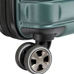 Shadow 5.0 - 4-Rollen-Kabinentrolley Slim Line USB 55 cm (grün)