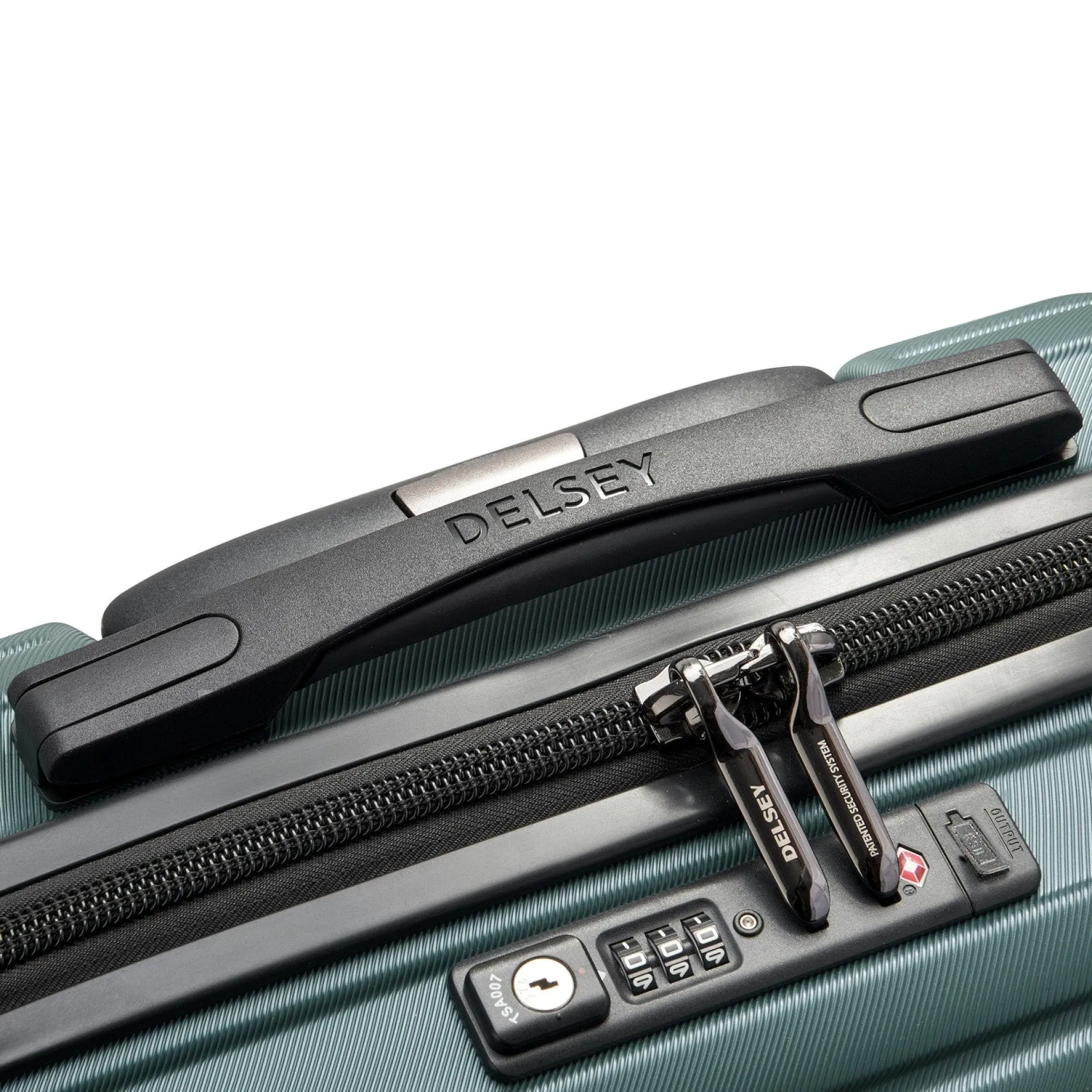 Shadow 5.0 - 4-Rollen-Kabinentrolley Slim Line USB 55 cm (grün)