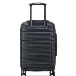 Shadow 5.0 - 4-Rollen-Kabinentrolley mit Vordertasche S 55 cm erw. USB (schwarz)