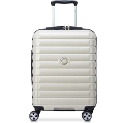 Shadow 5.0 - 4-Rollen-Kabinentrolley Slim Line USB 55 cm (elfenbein)