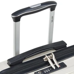 Shadow 5.0 - 4-Rollen-Kabinentrolley Slim Line USB 55 cm (elfenbein)