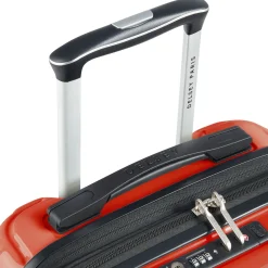 Shadow 5.0 - 4-Rollen-Kabinentrolley mit Vordertasche S 55 cm erw. USB (intensives rot)