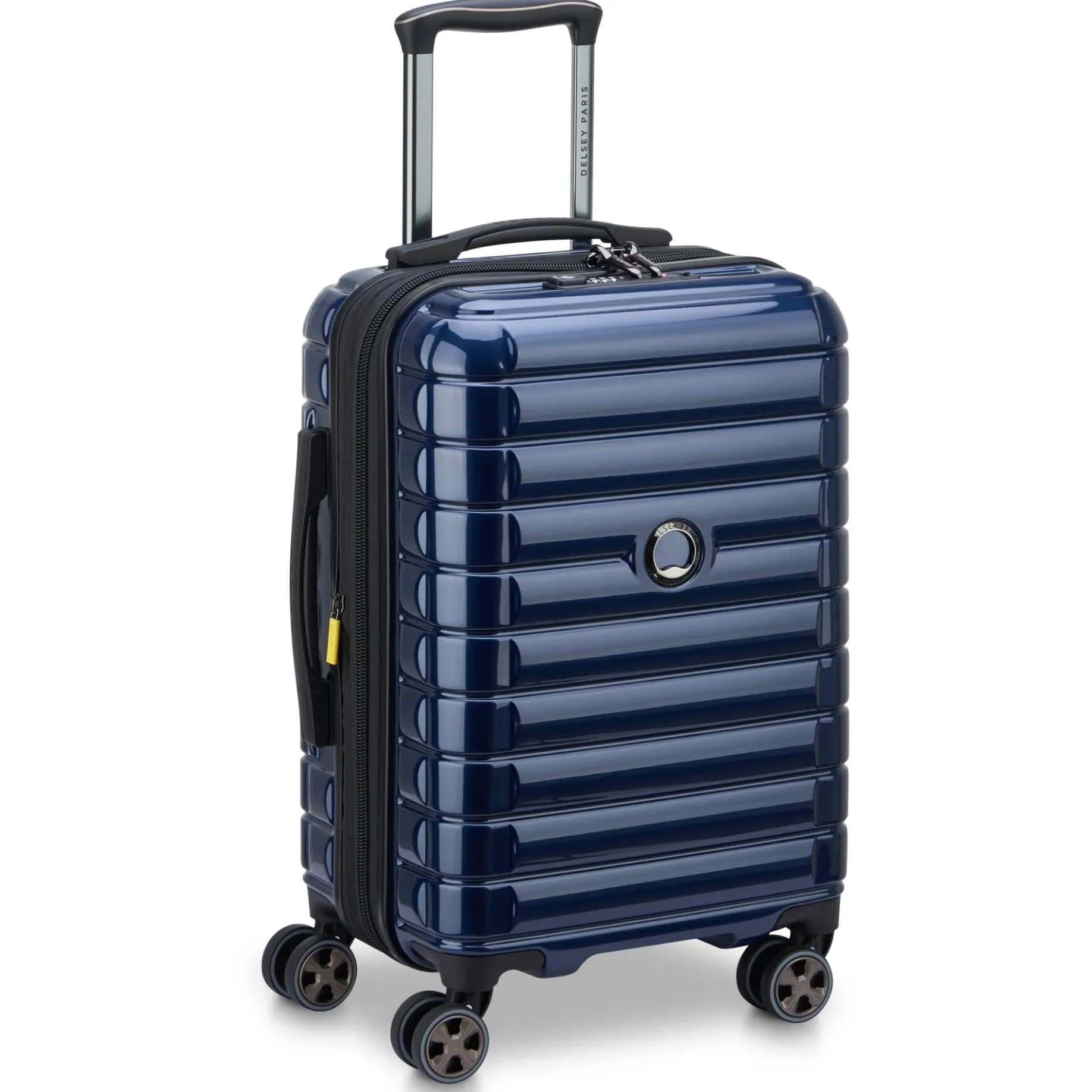 Shadow 5.0 - 4-Rollen-Kabinentrolley USB 55 cm (marineblau)
