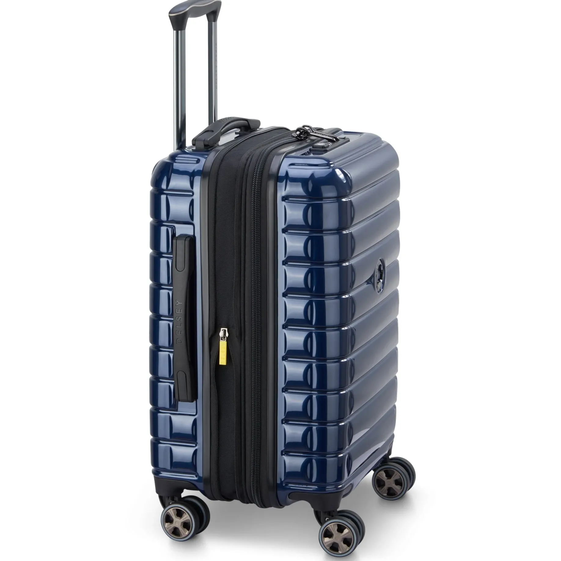 Shadow 5.0 - 4-Rollen-Kabinentrolley USB 55 cm (marineblau)