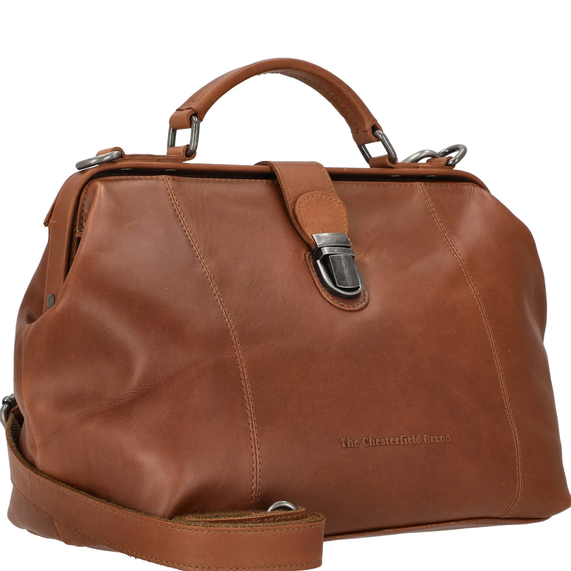 Shaun - Umhängetasche Leder 32 cm (cognac)