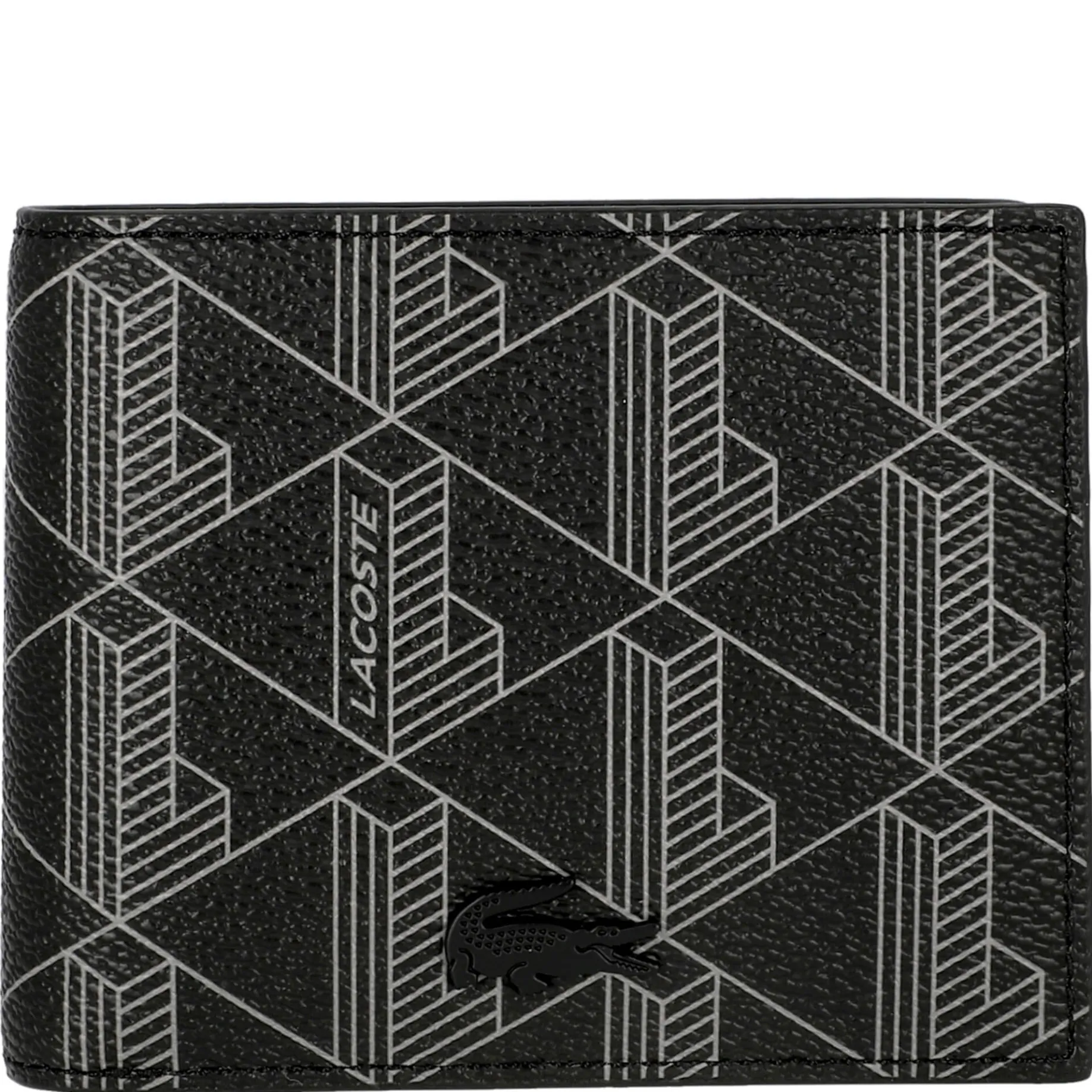 Signature - Mens's Geldbörse 6cc 11 cm (allover monogram noir gris)