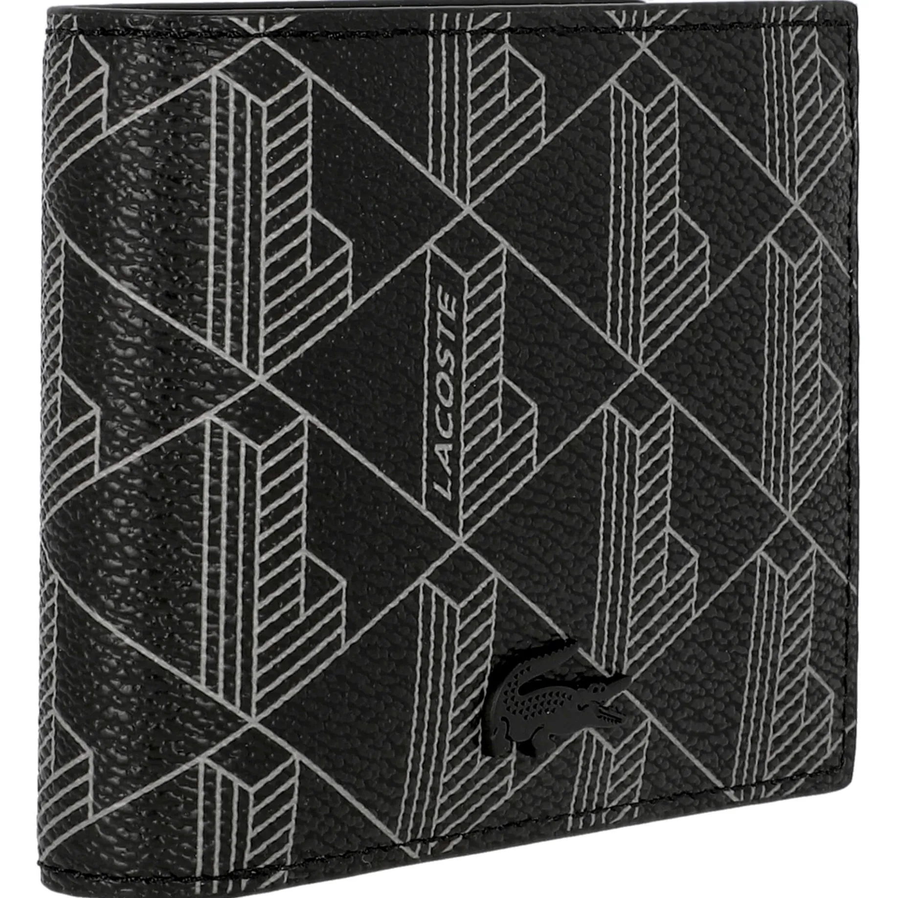 Signature - Mens's Geldbörse 6cc 11 cm (allover monogram noir gris)