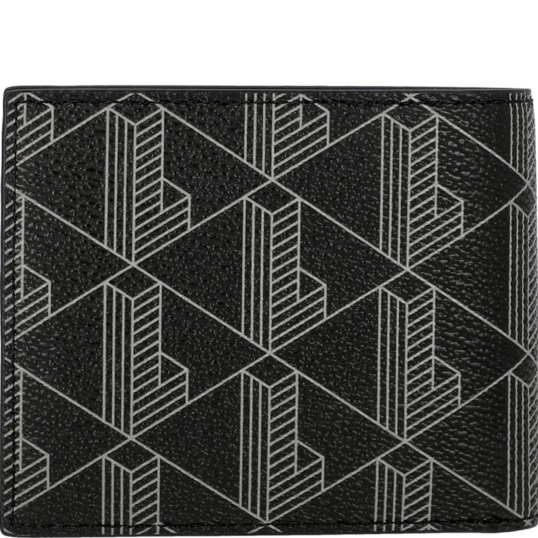 Signature - Mens's Geldbörse 6cc 11 cm (allover monogram noir gris)