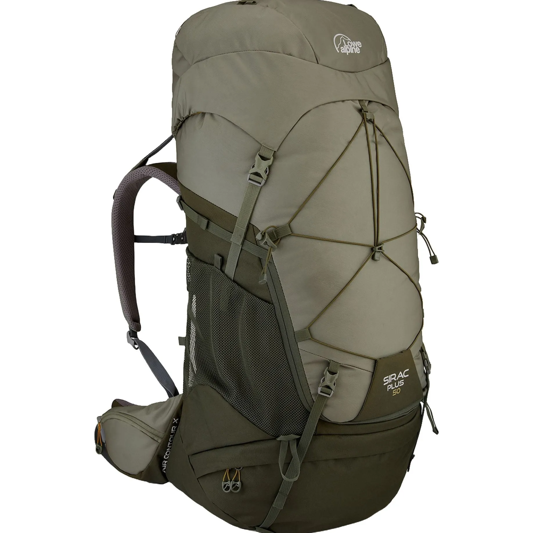 Sirac Plus 50 - Trekkingrucksack 80 cm (light khaki/army, M/L)